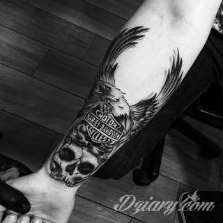 Tatuaże Harley Davidson