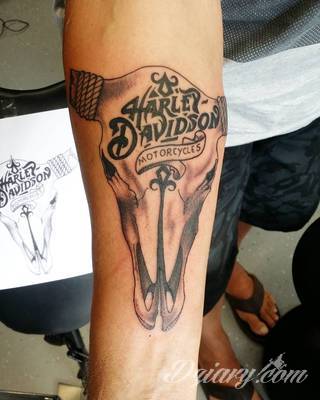 Tatuaże Harley Davidson