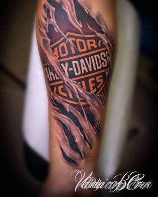 Tatuaże Harley Davidson