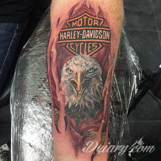 Tatuaże Harley Davidson