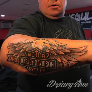 Tatuaże Harley Davidson