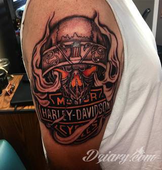 Tatuaże Harley Davidson