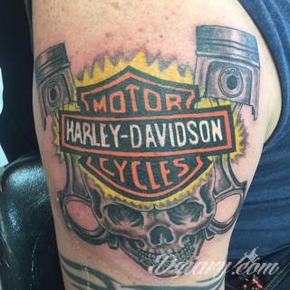 Tatuaże Harley Davidson