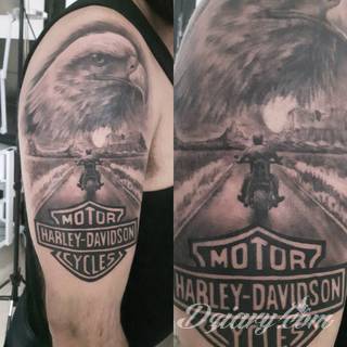 Tatuaże Harley Davidson