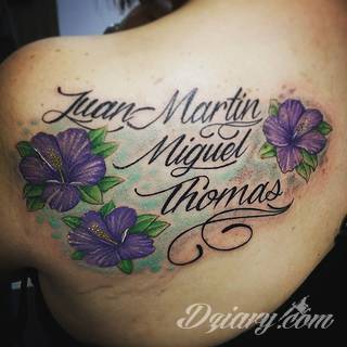 Tatuaże z imionami uważane są za jedną z najbardziej osobistych form ozdoby ciała. Imiona - opisywane kursywą czy specyficzną czcionką - przepięknie wyglądają w zestawach. Tworzone w ten sposób opisane imiona dzieci na skórze to wyjątkowa pamiątka na całe życie. 