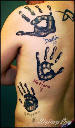 Tatuaże z imionami uważane są za jedną z najbardziej osobistych form ozdoby ciała. Imiona - opisywane kursywą czy specyficzną czcionką - przepięknie wyglądają w zestawach. Tworzone w ten sposób opisane imiona dzieci na skórze to wyjątkowa pamiątka na całe życie. 