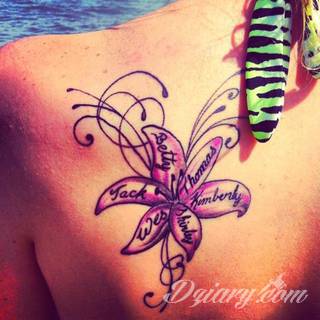 Tatuaże z imionami uważane są za jedną z najbardziej osobistych form ozdoby ciała. Imiona - opisywane kursywą czy specyficzną czcionką - przepięknie wyglądają w zestawach. Tworzone w ten sposób opisane imiona dzieci na skórze to wyjątkowa pamiątka na całe życie. 