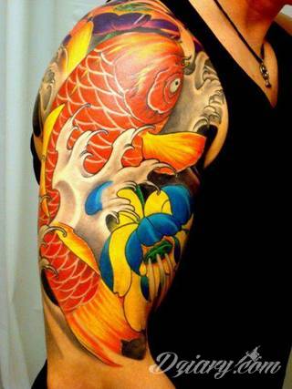 Tatuaże inspirowane Japonią oddają klimat kraju kwitnącej wiśni. Niepokoją kolorami, relaksują tonacją, pobudzają agresją płynącą wprost z niebezpiecznych oczu japońskich tygrysów. 