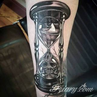Tatuaże klepsydra
