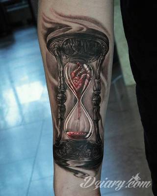 Tatuaże klepsydra
