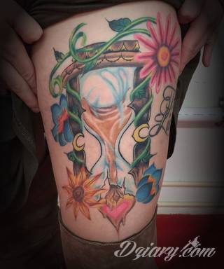 Tatuaże klepsydra