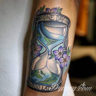 Tatuaże klepsydra