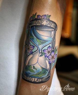 Tatuaże klepsydra