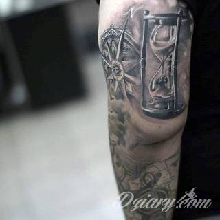 Tatuaże klepsydra