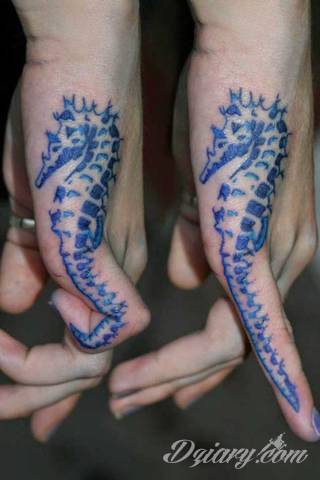 Tatuaże konik morski