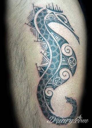 Tatuaże konik morski