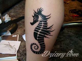 Tatuaże konik morski