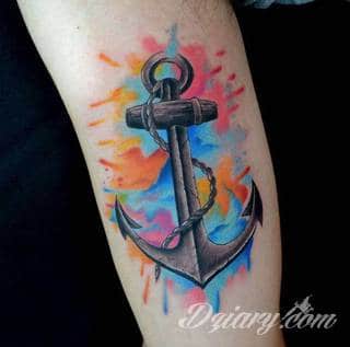 Tatuaże uosabiające wytrwałość, stałość, iście męską twardość i nieustępliwość w działaniu. Kotwica interesująco zdobi przedramiona, ale może być ciekawą grafiką np. na silnej, umięśnionej łydce. 