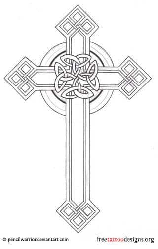 Tatuaże podkreślające nie tylko przywiązanie do religii. Krzyże o różnej formie - od cienkich po potężne; stylizowane na drewno jak i krzyże o metalicznej postaci czasami podkreślone dodatkowym łańcuchem. 