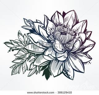 Cisza, spokój, harmonia - to przekaz płynący bezpośrednio z tatuaży eksponujących kwiat lotosu. Szczególnie intrygujące są ich duże warianty zajmujące np. większość kobiecych pleców. 