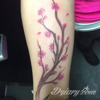 Dwa niewielkie owoce, rozbudowane drzewo zajmujące plecy a może płacząca kolorami wiśnia na łopatce? Każdy z motywów graficznych kwiatu wiśni ma swoją własną specyfikę, którą dopasować można do odbiorcy. 