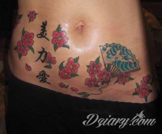 Dwa niewielkie owoce, rozbudowane drzewo zajmujące plecy a może płacząca kolorami wiśnia na łopatce? Każdy z motywów graficznych kwiatu wiśni ma swoją własną specyfikę, którą dopasować można do odbiorcy. 