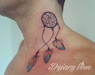 Łapacz snów - z ang. dreamcatcher - to jeden z popularniejszych motywów wśród osób ceniących sobie niebanalność o oryginalność formy. Łączy kursywę oraz rozbudowane grafiki. 