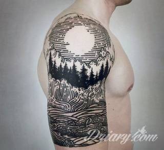 Tatuaże leśne (las)