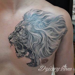 Prosta kreska, ale i skomplikowana grafika zadziwiająca ilością szczegółów - warianty tatuaży z lwem to szczególnie dużo opcji. Łączy je jedno - płynący z grafiki niepokój i dynamika ruchu. 