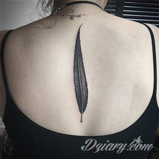 Grafika, która ozdobi ciało nie tylko miłośników ekologii. Tatuaż z liści to nie tylko małe zdobienia, ale również rozbudowane konstrukcje o nietypowej grze kolorów. Świetne rozwiązanie dla osób poszukujących tatuaży lekkich w formie. 