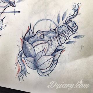 Grafika, która ozdobi ciało nie tylko miłośników ekologii. Tatuaż z liści to nie tylko małe zdobienia, ale również rozbudowane konstrukcje o nietypowej grze kolorów. Świetne rozwiązanie dla osób poszukujących tatuaży lekkich w formie. 