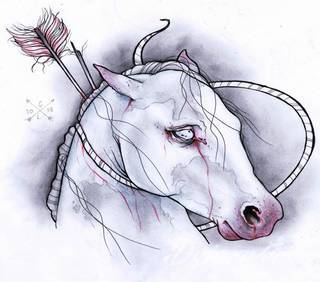 Równowaga płynąca z tatuaży o starannie zarysowanym łuku podkreśla charakter właściciela. Tego typu motywy dają możliwość podkreślenia np. elementu znajdującego się w centrum owalu tworzonego przez łuk. 