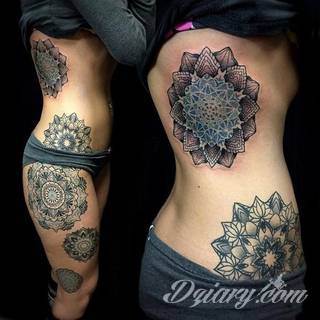 Tatuaże szczególnie ciekawie wyglądające na dłoniach i przedramionach. Wzory mandale to tatuaże o idealnie dobranej proporcji i wizualnej równowagi formy. Charakteryzują się szerokim zakresem wariantów użycia. 