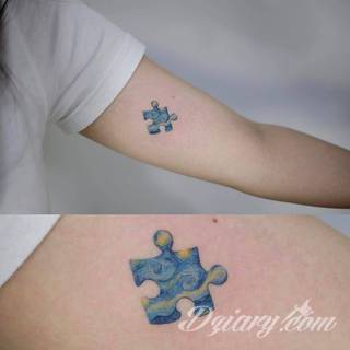 Skromne w formie tatuaże minimalistyczne ograniczające się do niewielkich kształtów i oparte na jednym kolorze. Doskonałe dla osób pragnących w niewielki sposób symbolizować konkretny przekaz. 