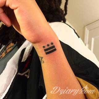 Skromne w formie tatuaże minimalistyczne ograniczające się do niewielkich kształtów i oparte na jednym kolorze. Doskonałe dla osób pragnących w niewielki sposób symbolizować konkretny przekaz. 