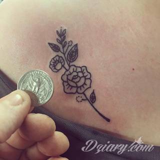 Skromne w formie tatuaże minimalistyczne ograniczające się do niewielkich kształtów i oparte na jednym kolorze. Doskonałe dla osób pragnących w niewielki sposób symbolizować konkretny przekaz. 