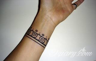 Skromne w formie tatuaże minimalistyczne ograniczające się do niewielkich kształtów i oparte na jednym kolorze. Doskonałe dla osób pragnących w niewielki sposób symbolizować konkretny przekaz. 