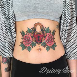 Tatuaże na brzuchu to ogromne możliwości ekspresji własnego ja; grafiki dopasowane do konkretnego kształtu - naturalistyczne obrazy jak i fantazje związane z tajemniczym ludzkim wnętrzem. 