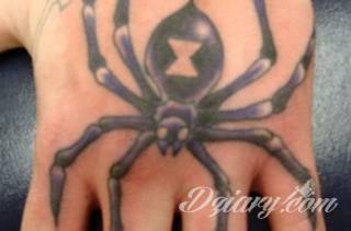 Niewielkie tatuaże na ręce. Formaty skromne i pozbawione akcentów kolorystycznych oraz rozbudowane kształty grafik, które zajmują duże fragmenty dłoni i wykorzystują palce jako np. fragmenty obrazu. 