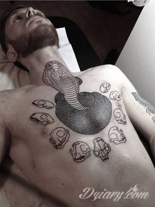 Tatuaż na klatce piersiowej od lat uchodzi za męski symbol, jednak ciekawie zaaranżowane grafiki mogą ozdobić również ciało kobiece. Tego rodzaju tatuaże na piersi z jednej strony są osobiste, ale z drugiej - mogą wyraźnie zwracać uwagę przy odpowiednim wyeksponowaniu.