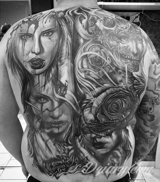 Unikatowe tatuaże będące odzwierciedleniem pasji, symboliki, zamiłowania. Na co dzień skryte, odkrywane po zsunięciu odzienia. Tatuaże na plecach to przede wszystkim intymność i dostępność tylko dla bliskich. 