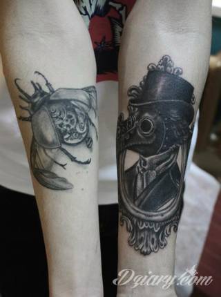 Tatuaże na przedramieniu czy na ramieniu i barku to swobodne wariacje: motywy geograficzne, twarze, wzory lub teksty - grafiki na ramionach dają wyjątkowy wybór motywów i rozwiązań. 