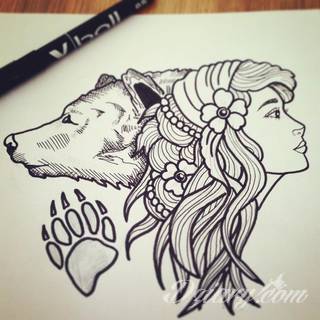 Tatuaże niedźwiedzie to wzory z prostym przekazem - groźne zwierzęta nadają ciały wyraźnej drapieżności. Grafiki z niedźwiedziem świetnie sprawdzają się przede wszystkim na męskich, silnych ramionach.