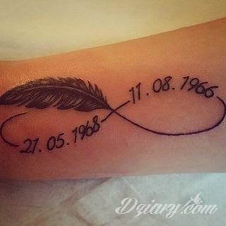 Znak nieskończoności, tajemniczo wyglądający symbol ∞, czyli słynna przewrócona ósemka fascynuje ludzi od lat. Harmonijna grafika idealnie wygląda przede wszystkim na smukłych przegubach dłoni, którym dodaje kolorytu. 