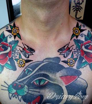 Oldchoolowe tatuaże to prawdziwa stara szkoła zdobień. Sięgają do wzorców amerykańskich. Linie są grube, mocne, wyraziste. Tatuaże tradycyjne znacząco różnią się w efekcie od standardowych rysunków na ciele - to opcja dla odważnych. 