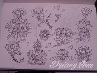 Oryginalne tatuaże orientalne zwracają uwagę drobiazgowością wykonania. Szerokie możliwości zastosowania pozwalają na ich wyeksponowanie w dowolnym miejscu ciała. Orientalny klimat powstaje w ten sposób zarówno na kostkach jak i np. pod biustem. 