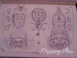 Oryginalne tatuaże orientalne zwracają uwagę drobiazgowością wykonania. Szerokie możliwości zastosowania pozwalają na ich wyeksponowanie w dowolnym miejscu ciała. Orientalny klimat powstaje w ten sposób zarówno na kostkach jak i np. pod biustem. 