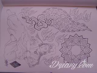 Oryginalne tatuaże orientalne zwracają uwagę drobiazgowością wykonania. Szerokie możliwości zastosowania pozwalają na ich wyeksponowanie w dowolnym miejscu ciała. Orientalny klimat powstaje w ten sposób zarówno na kostkach jak i np. pod biustem. 