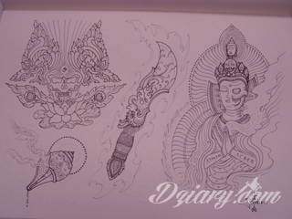 Oryginalne tatuaże orientalne zwracają uwagę drobiazgowością wykonania. Szerokie możliwości zastosowania pozwalają na ich wyeksponowanie w dowolnym miejscu ciała. Orientalny klimat powstaje w ten sposób zarówno na kostkach jak i np. pod biustem. 