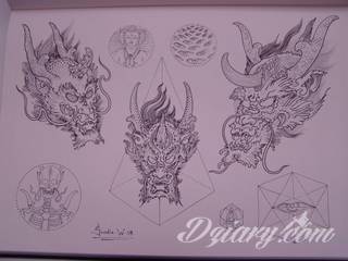 Oryginalne tatuaże orientalne zwracają uwagę drobiazgowością wykonania. Szerokie możliwości zastosowania pozwalają na ich wyeksponowanie w dowolnym miejscu ciała. Orientalny klimat powstaje w ten sposób zarówno na kostkach jak i np. pod biustem. 